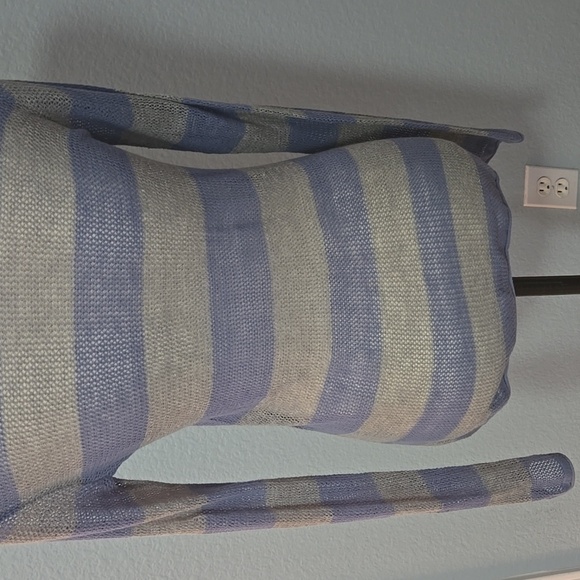 TOMMY BAHAMA Zippered Hoodie Cardigan Linen Blend Lightweight SZ Small Blue Gray - Picture 10 of 14